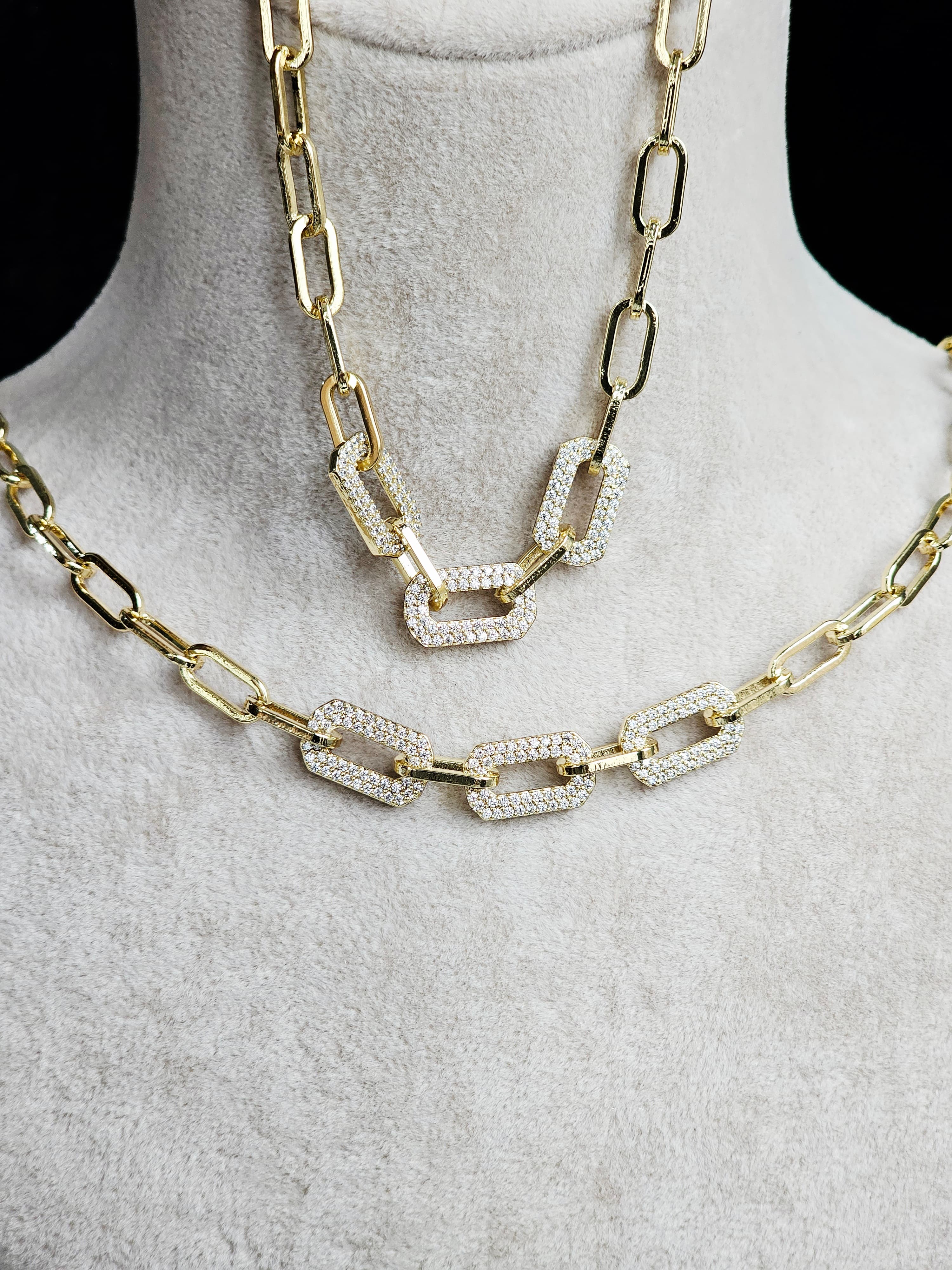 14K XUPING KOLYE & BİLEKLİK SET01