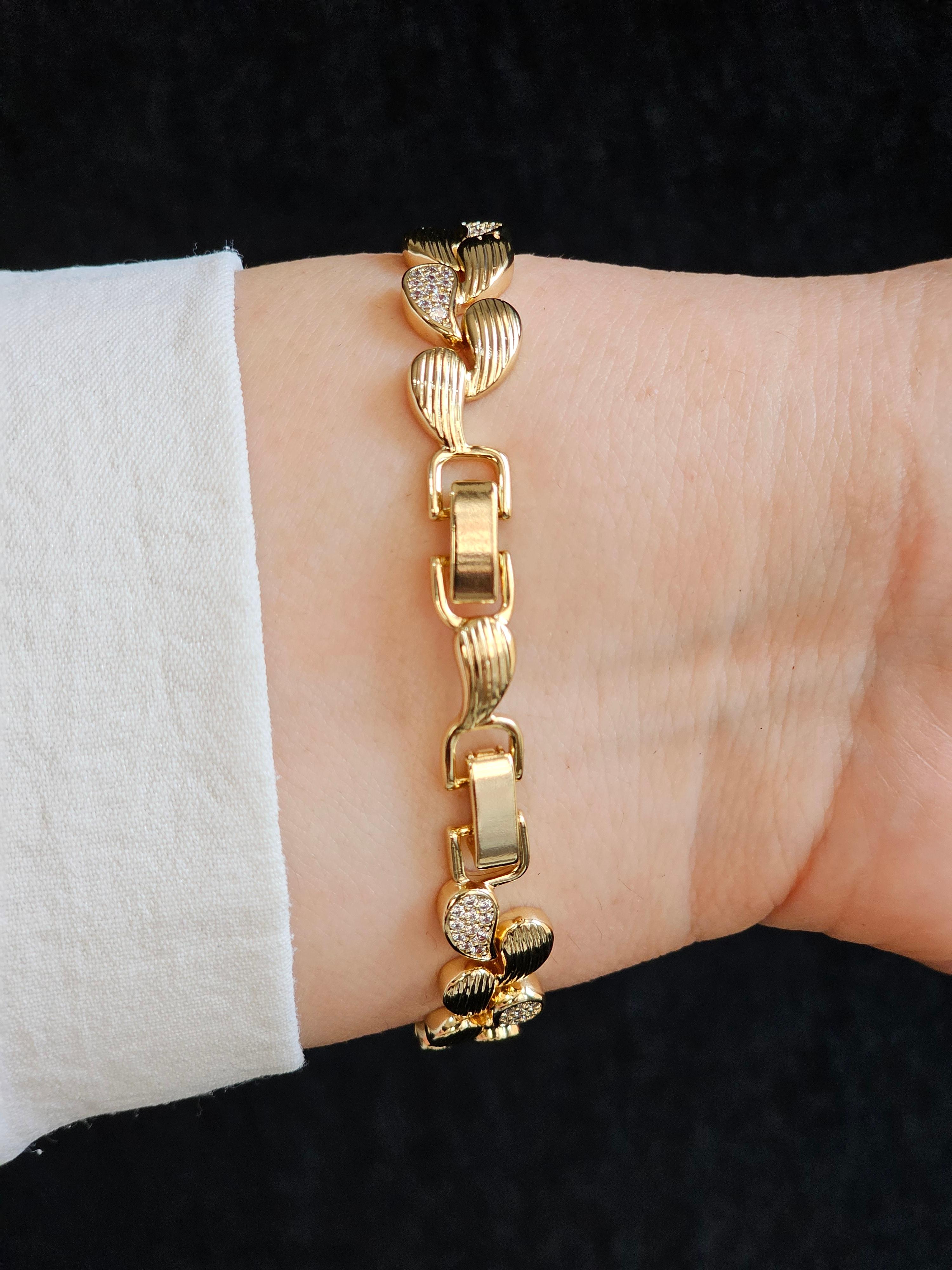 14k YAPRAK MODEL XUPING BİLEKLİK ( XP 041 )