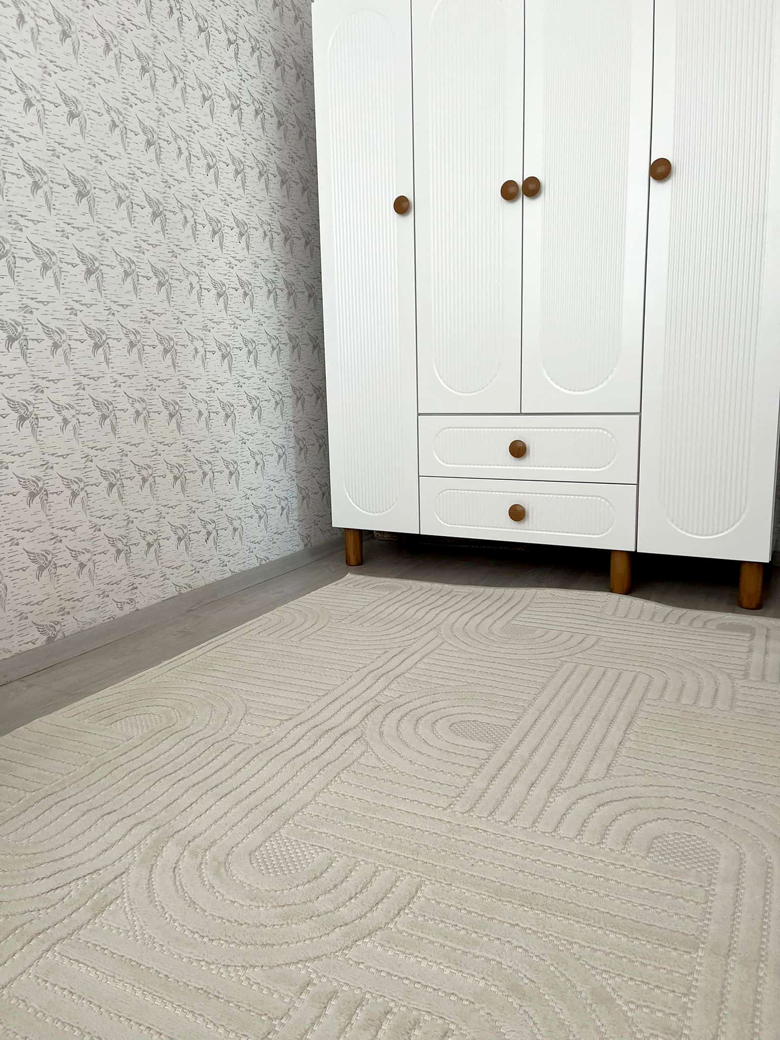 Bohem Bej İskandinav Bohem Salon ve Oturma Odası Halısı - 200x290cm