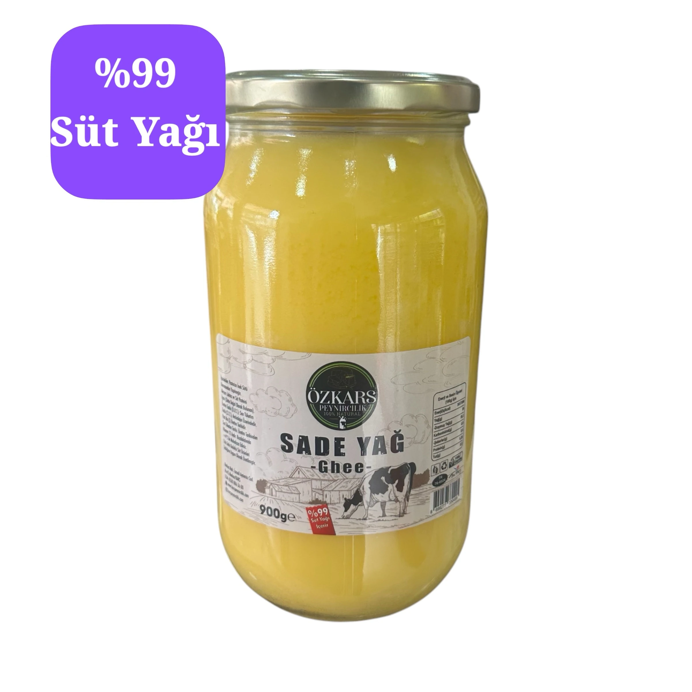 Sarıyağ (Eritilmiş Tereyağı) 900GR