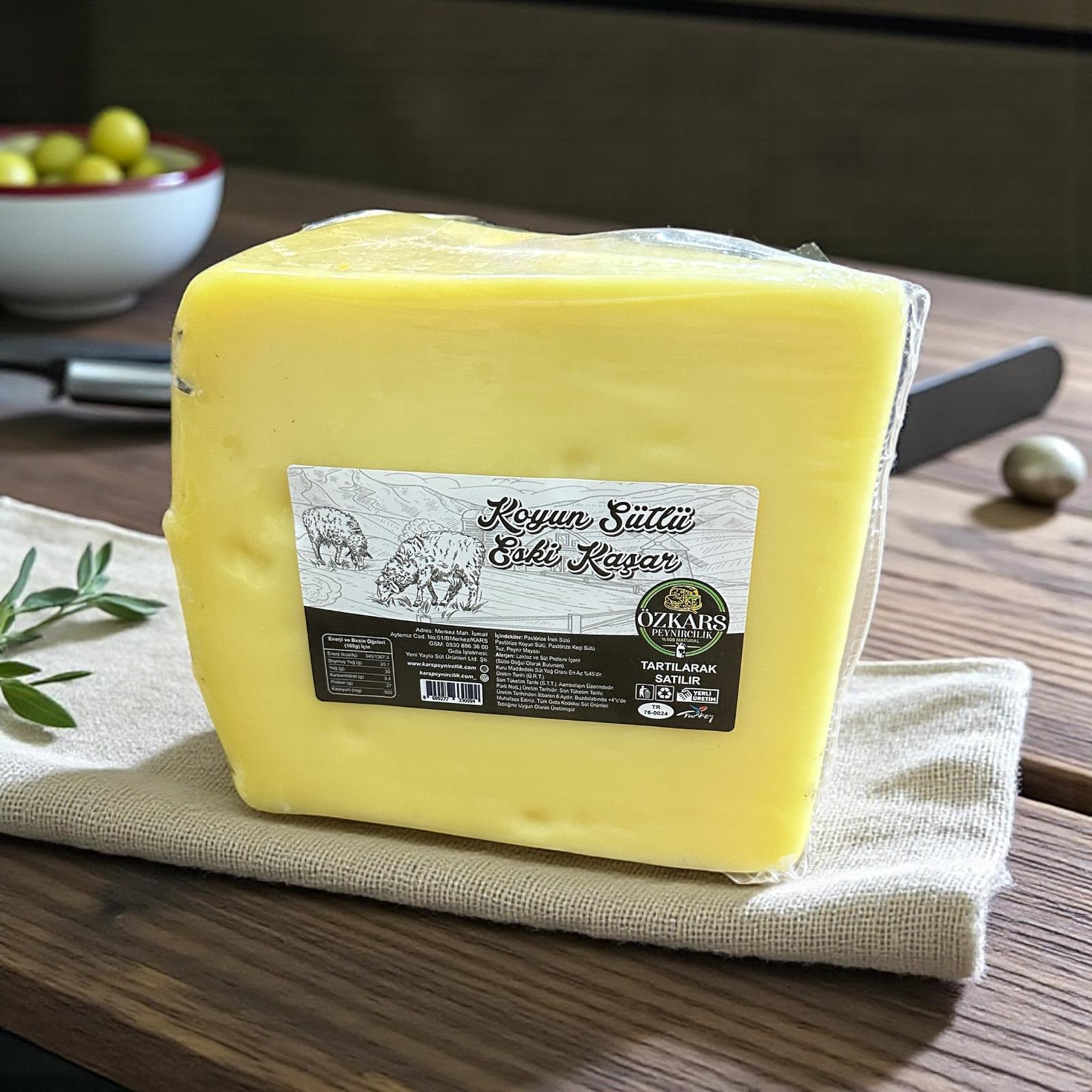 Kars Aged Kashar 1kg (40% Sheep Milk)