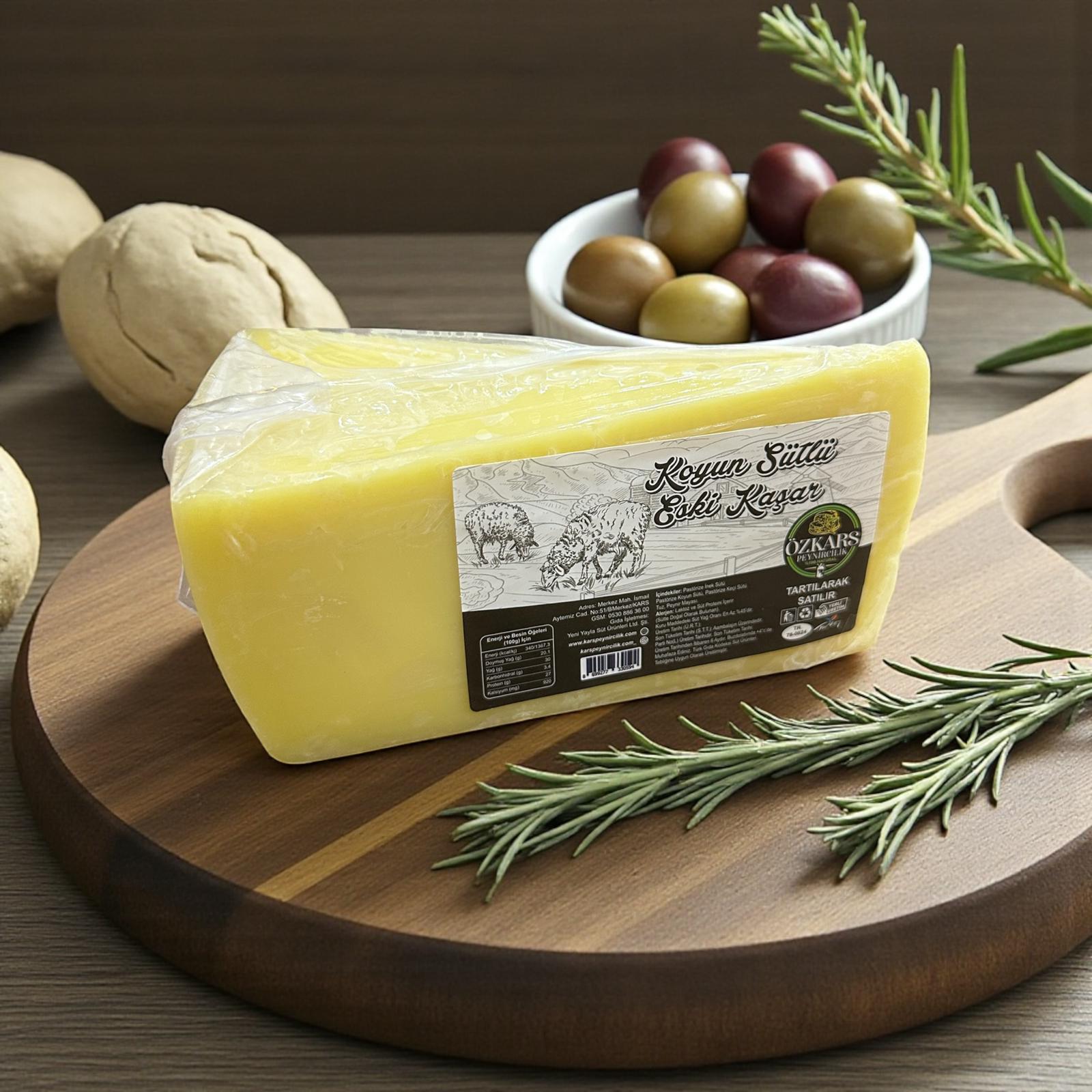 Kars Aged Kashar 1kg (40% Sheep Milk)