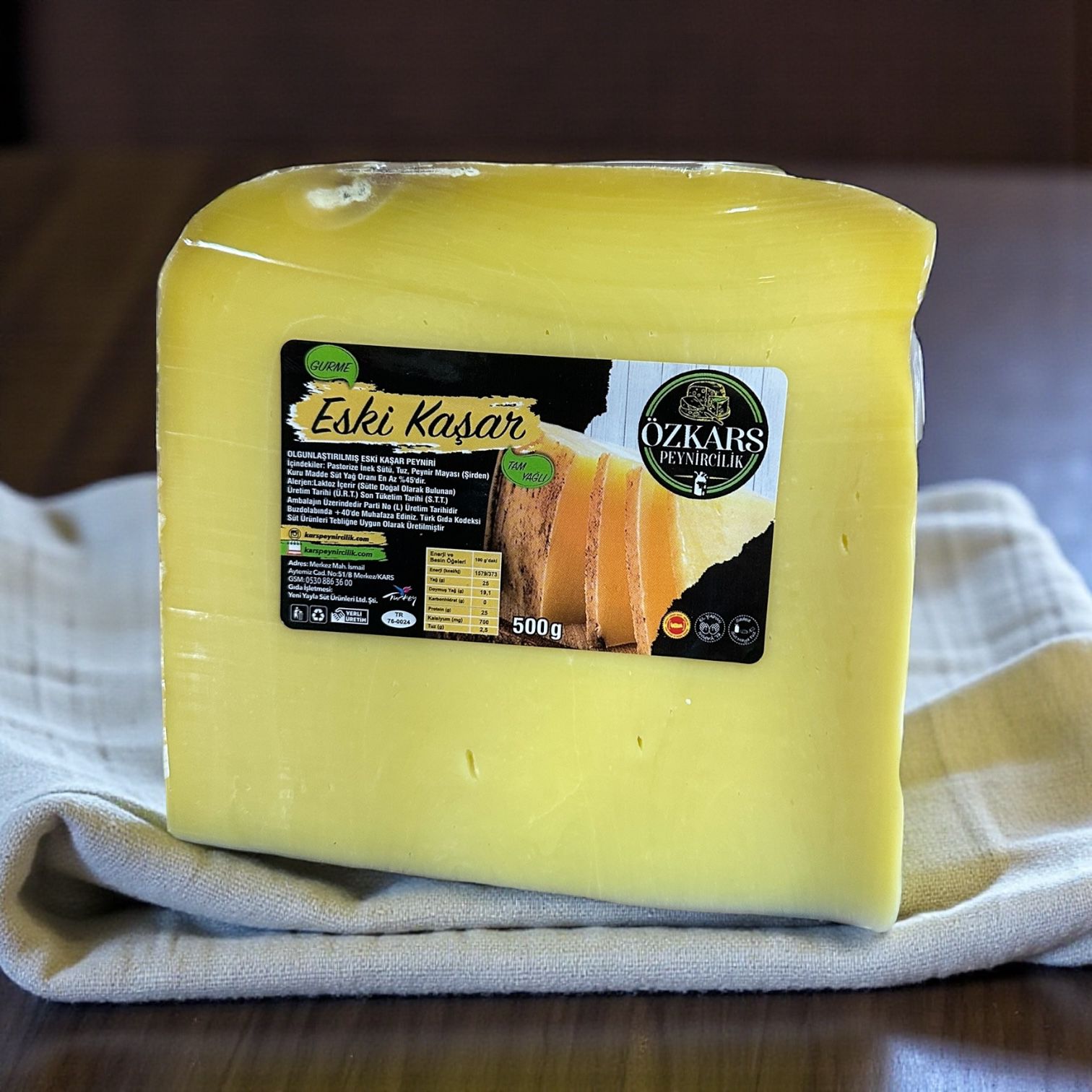 Kars Eski Kaşar 500 gr