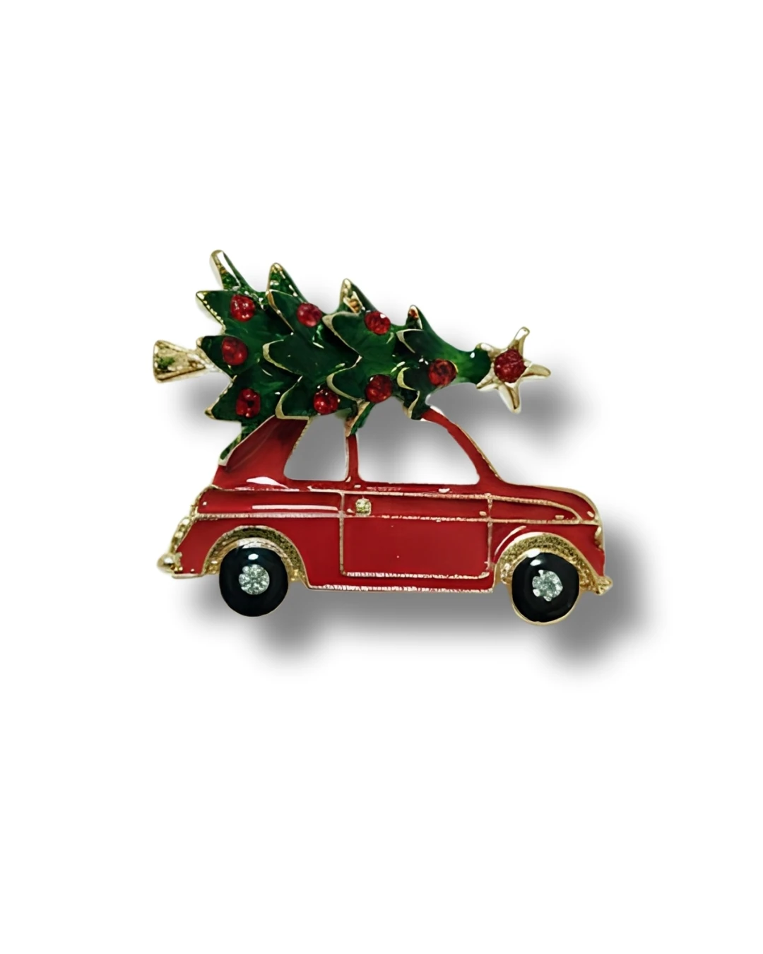 Holiday Carriage Broş – Yılbaşı Özel Seri