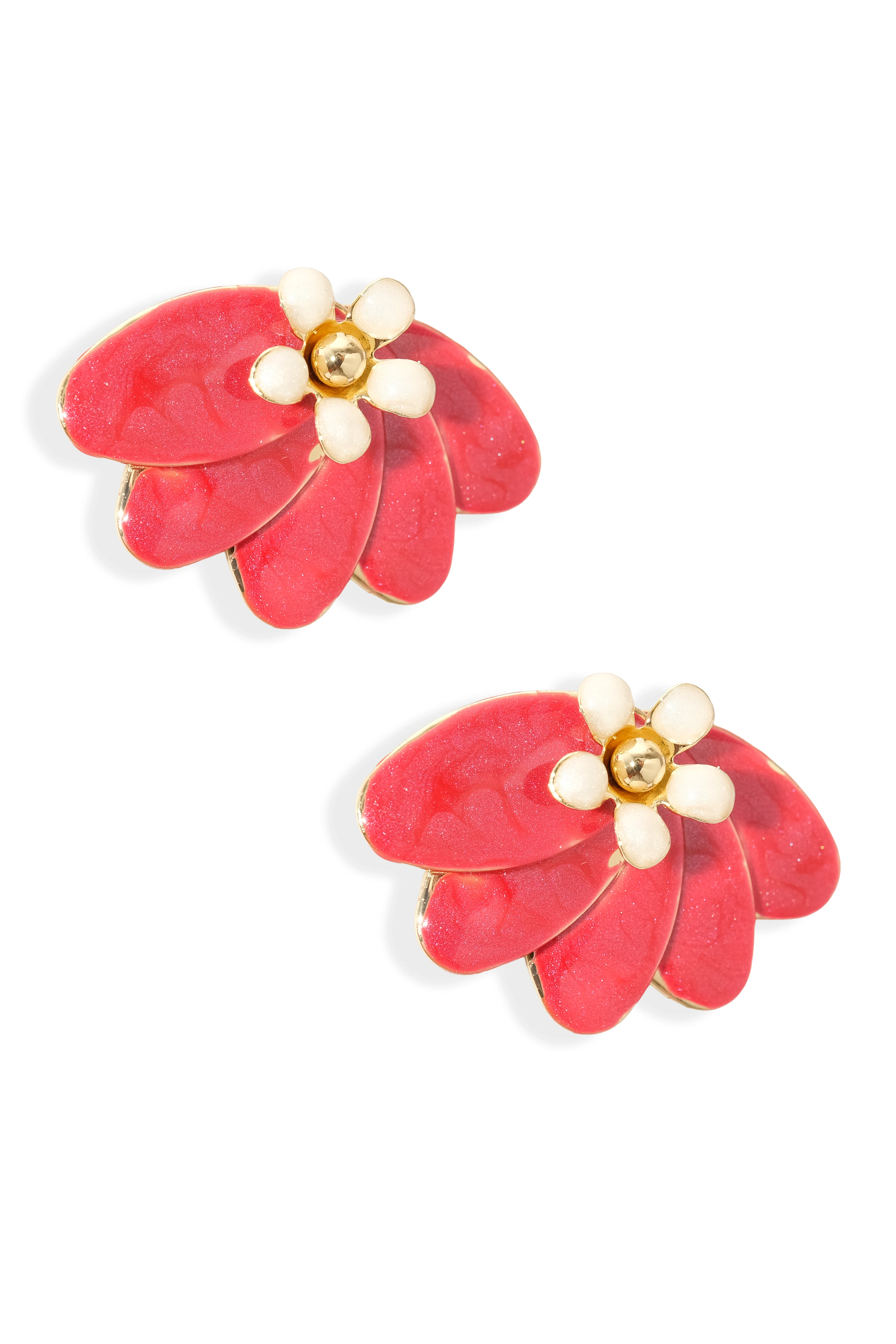 Blossom Pearl Sedefli Küpe | Çiçek Tasarım Zarif Model