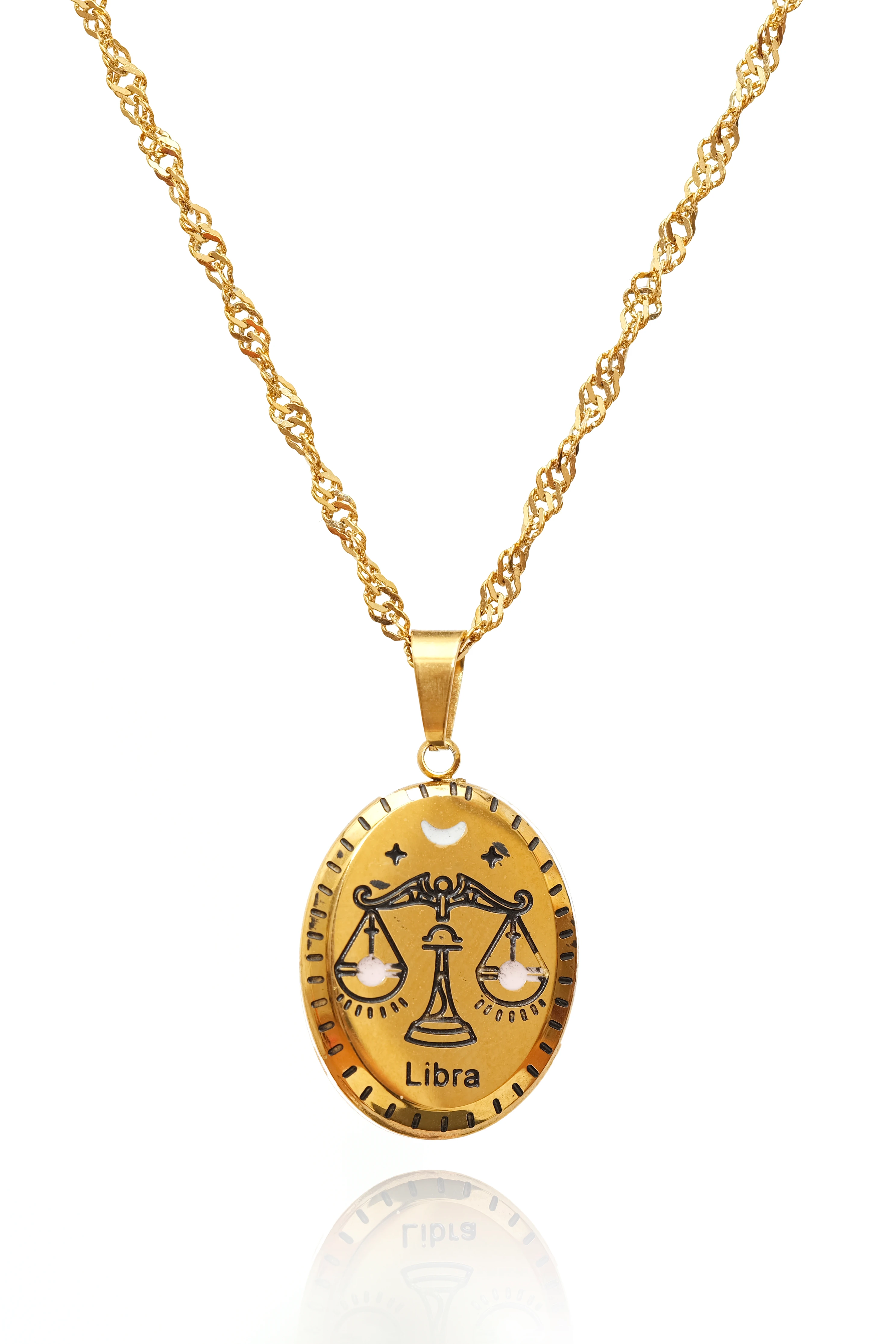 Libra (Terazi Burcu) Zodiac Kolye – Özel Tasarım
