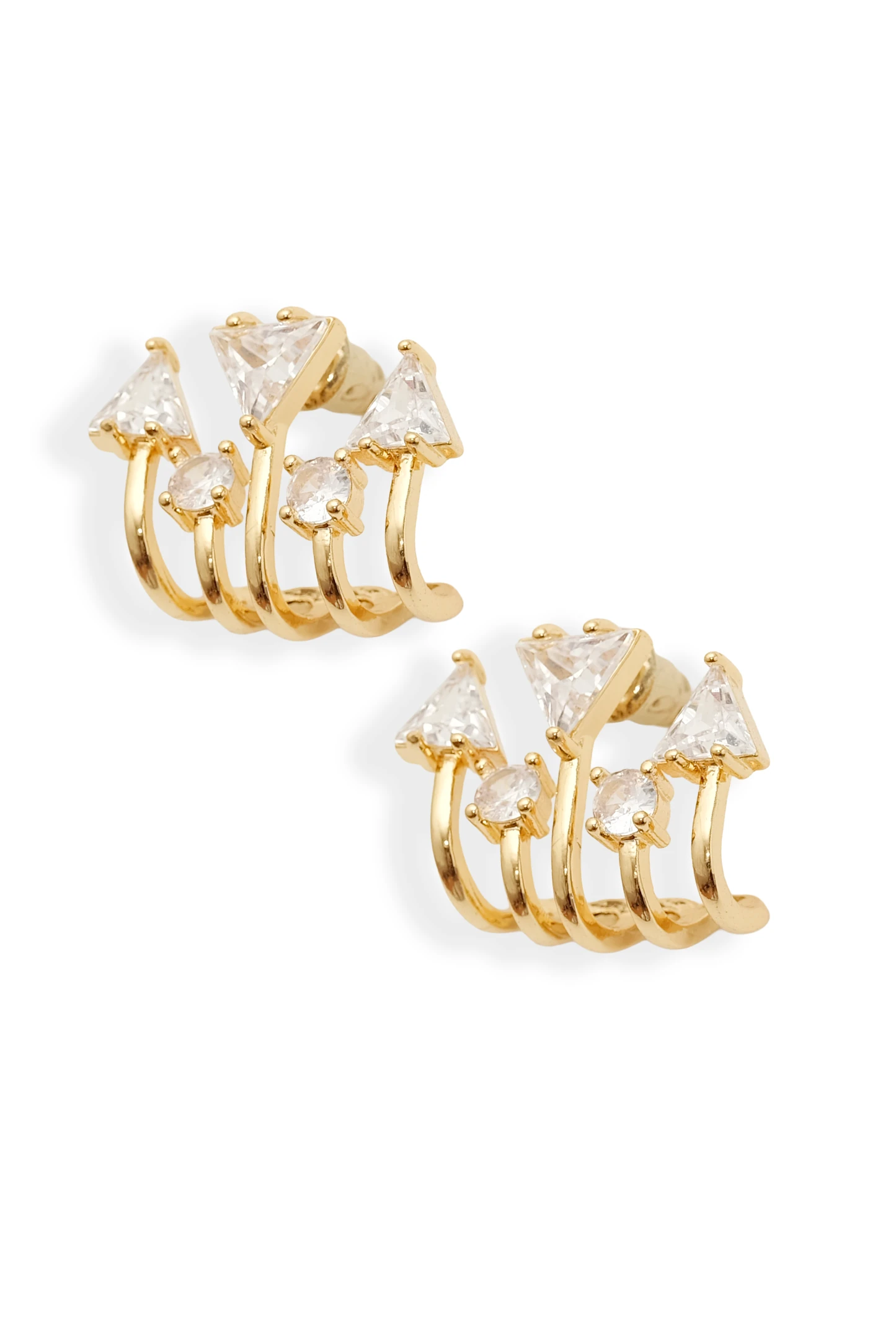  Glacia Çoklu Işıltı Çelik Küpe 