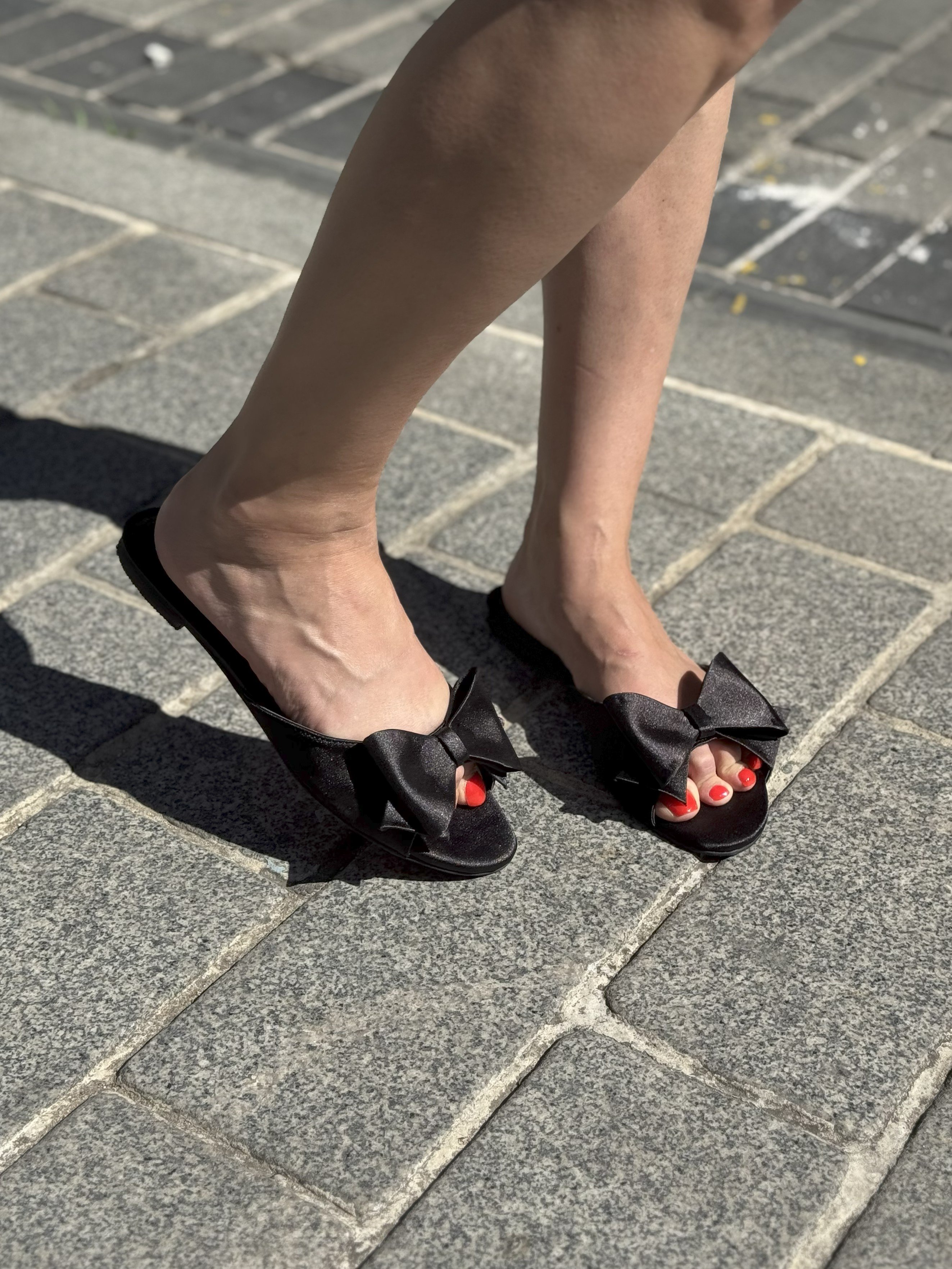 CINDY Düz Terlik Saten