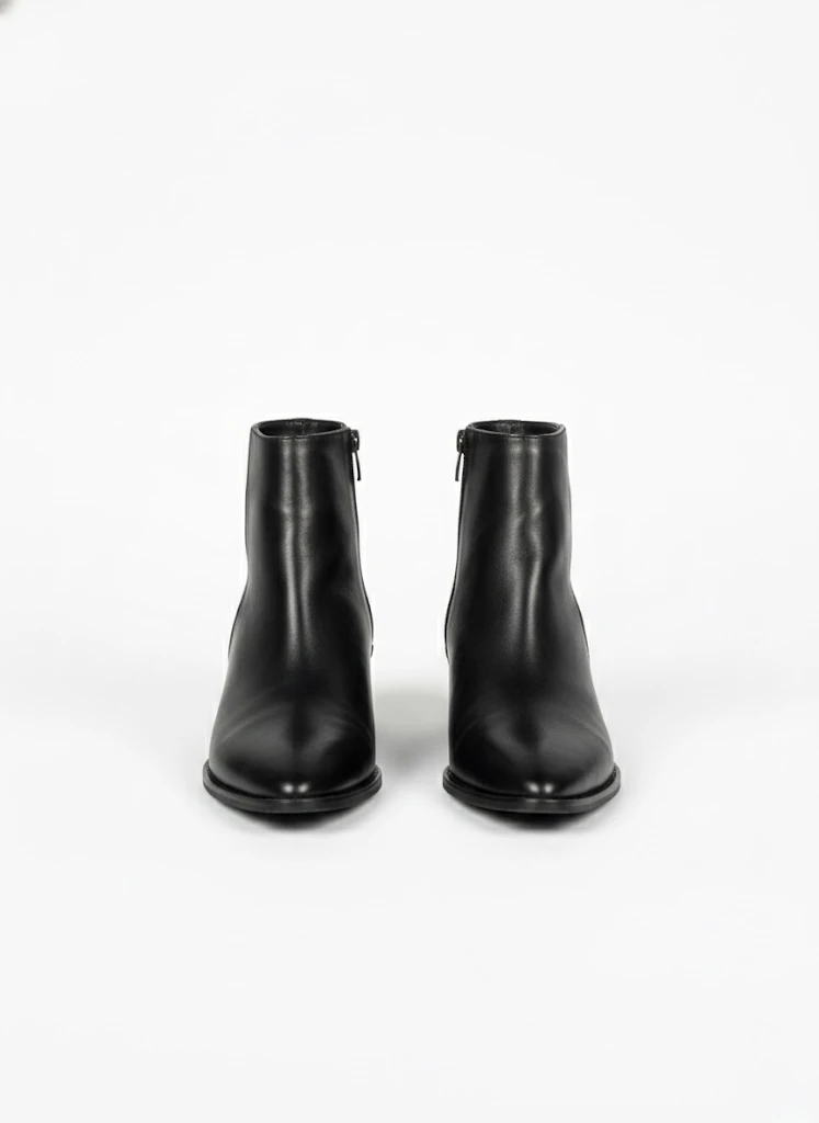 Arvella Sivri Burun Ahşap Ökçeli Kadın Bot Şehir Stil ve Konfor Büyük 