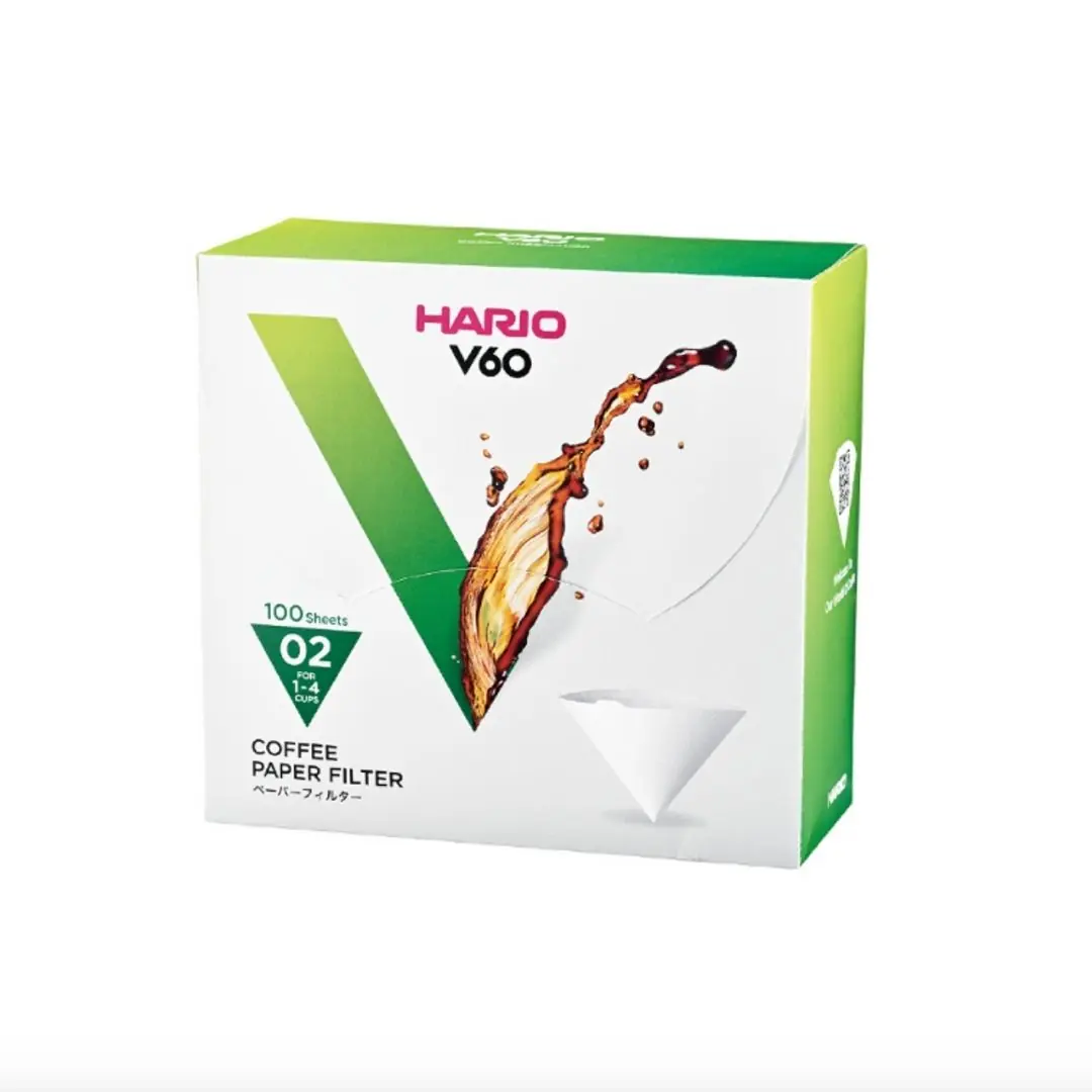 Hario V60 02 Dripper Filtresi Kutulu