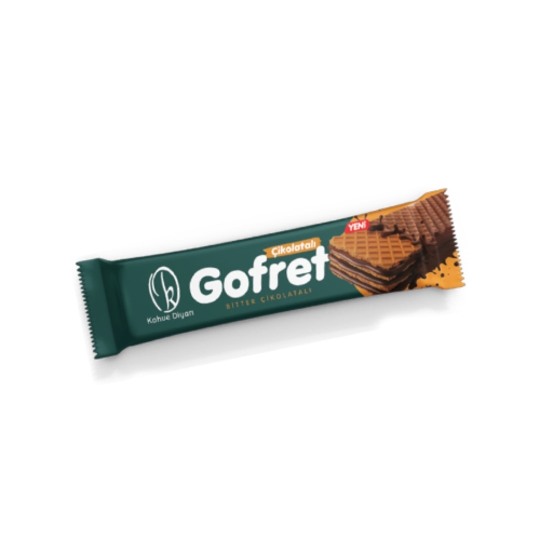 Kahve Diyarı Bitter Çikolatalı Gofret 30 Gr 