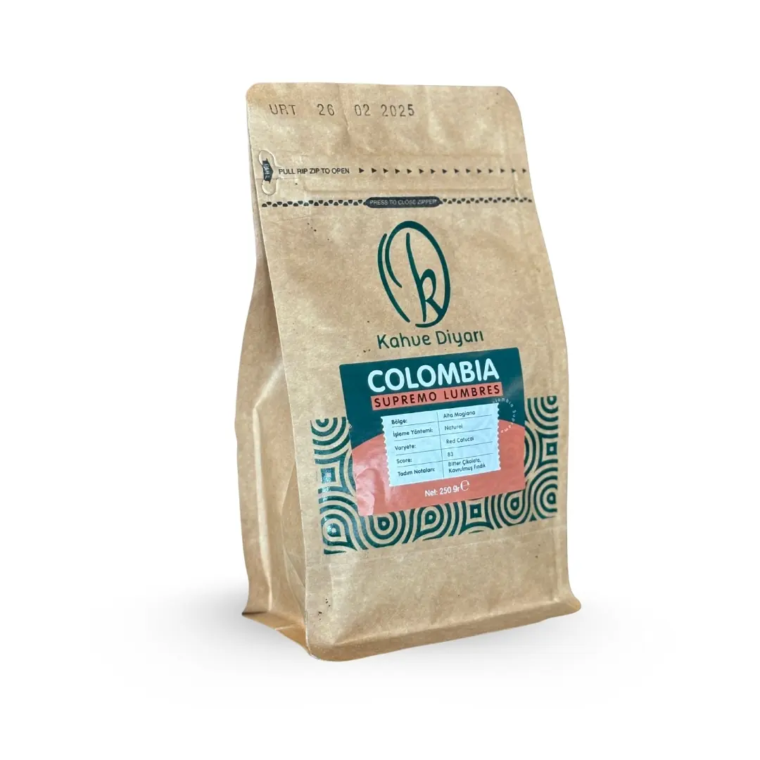Kahve Diyarı Filtre Kahve Colombia Supremo 250 Gr