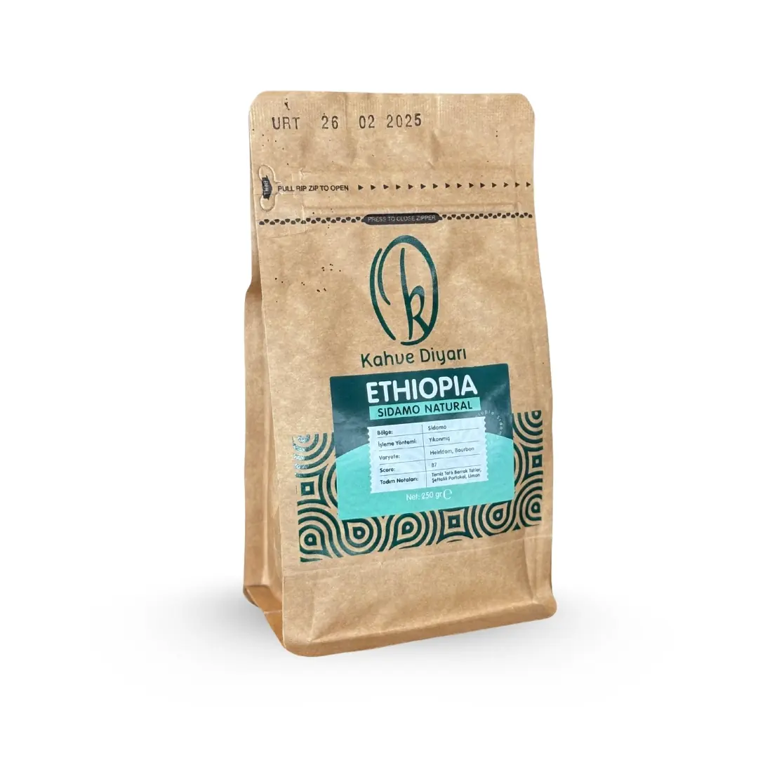 Kahve Diyarı Ethiopia Sidamo Naturel Filtre Kahve 250 gr