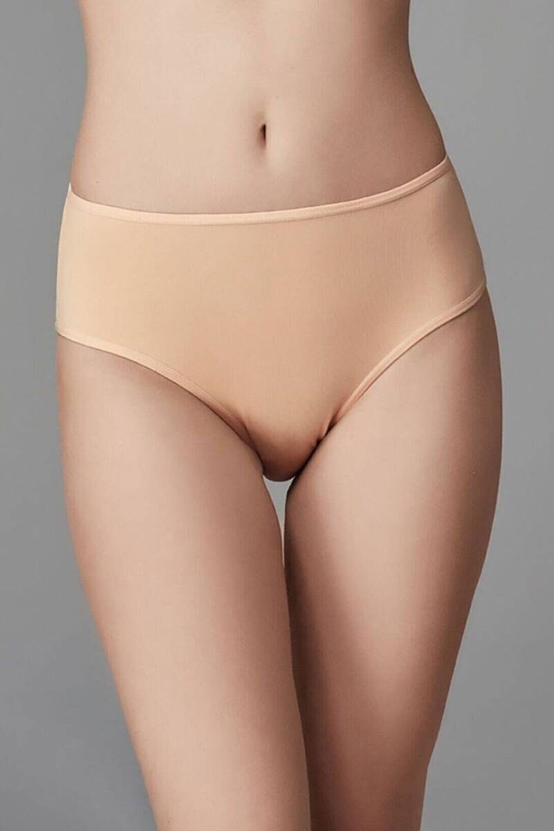 Türen Women's Ribbed Seamless 2 Piece Cotton Bikini Panties