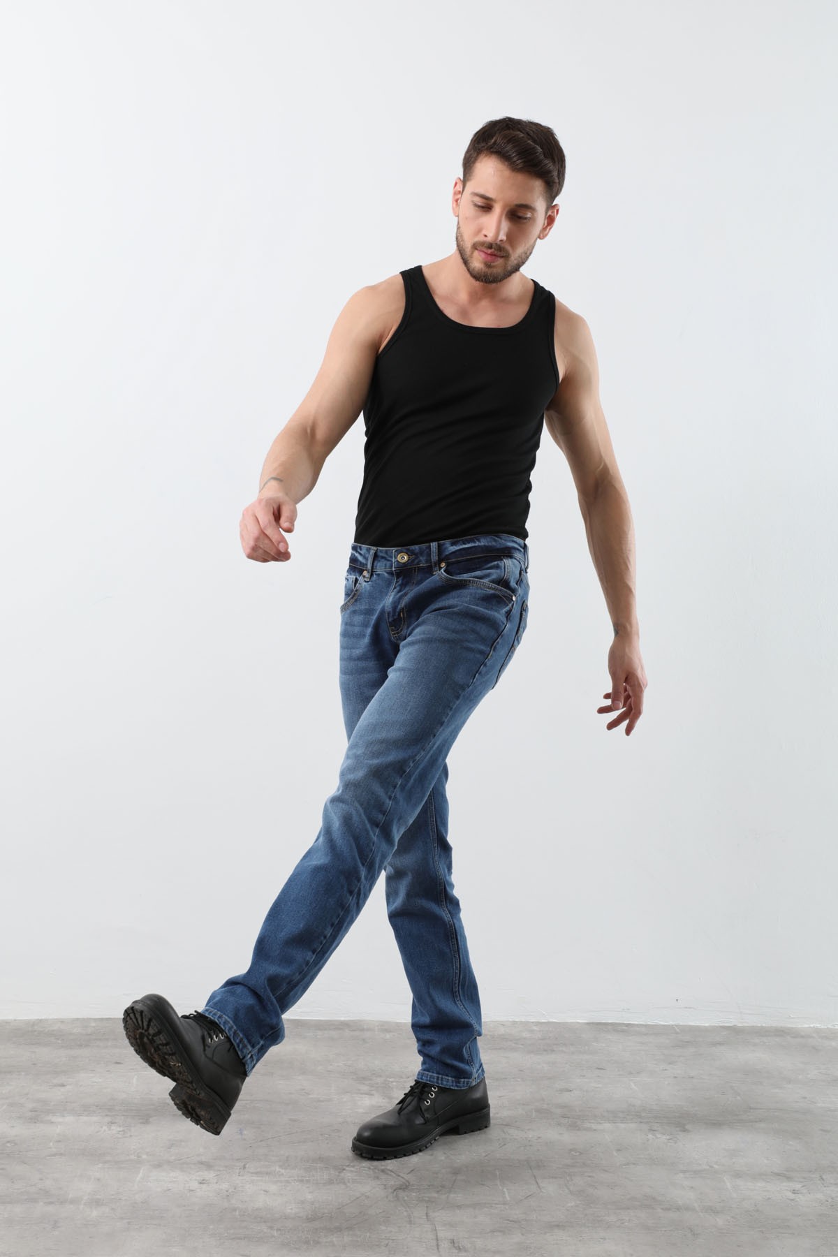 Erkek Jean Pantolon Mavi