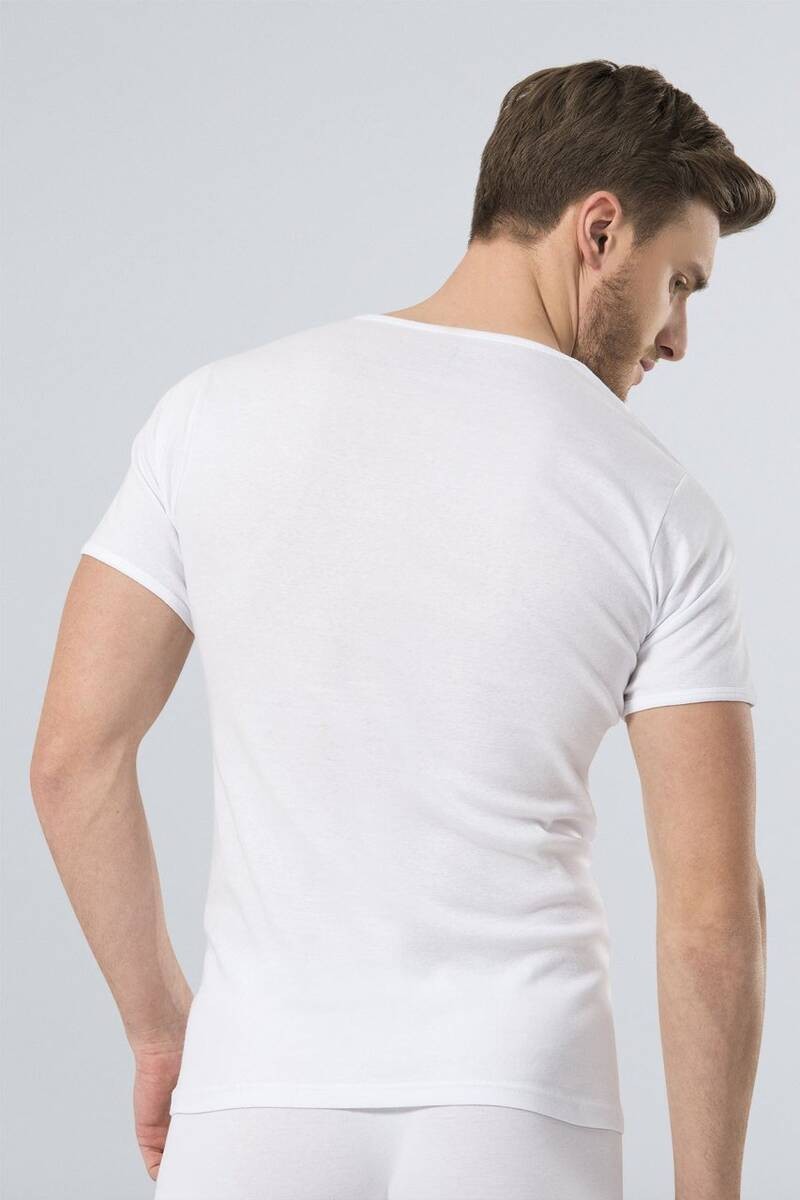 Türen Erkek Ribana V yaka Fanila (2li Paket)