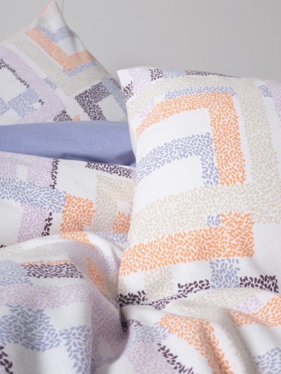 Cotton Box Flanel Nevresim Takımı Çift Kişilik Hayden Lila