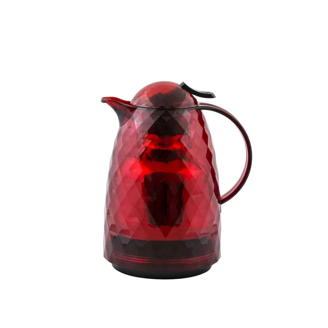 1 Lt Thermal Insulated Tea and Cold Water Thermos Red (Keeps Warm for