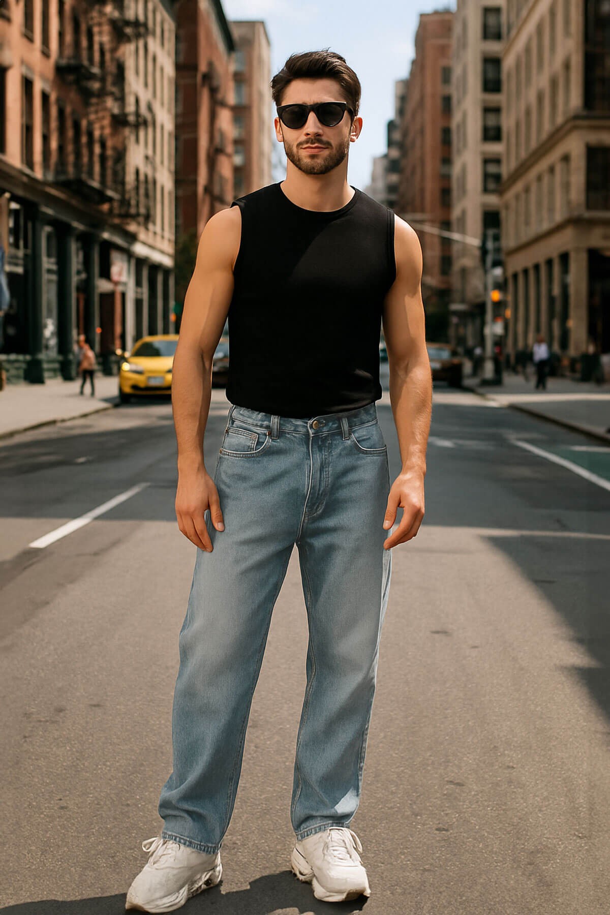 Erkek Skater Fit Jean Pantolon Tint
