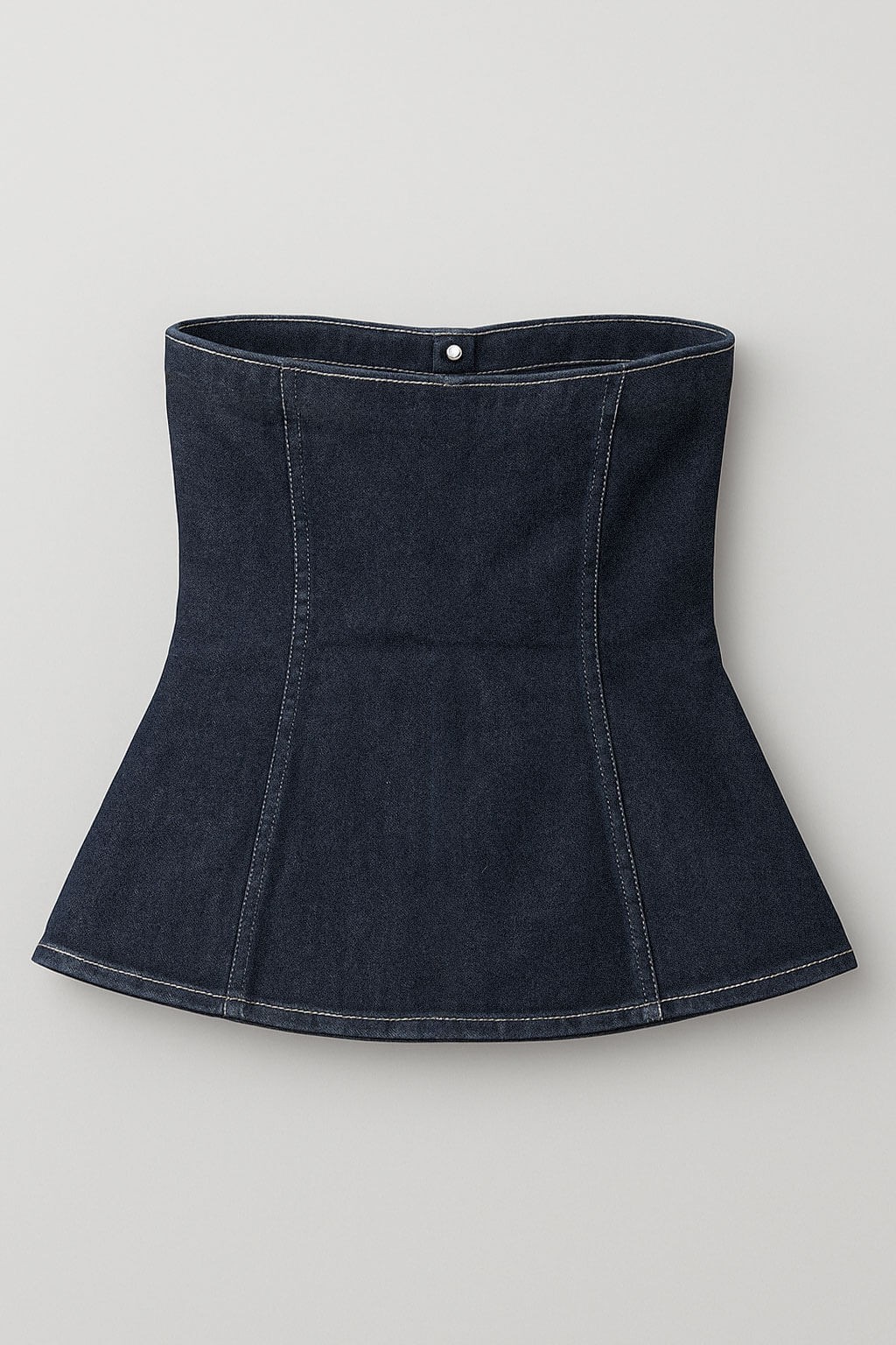 Blue White Kadın Denim Büstiyer