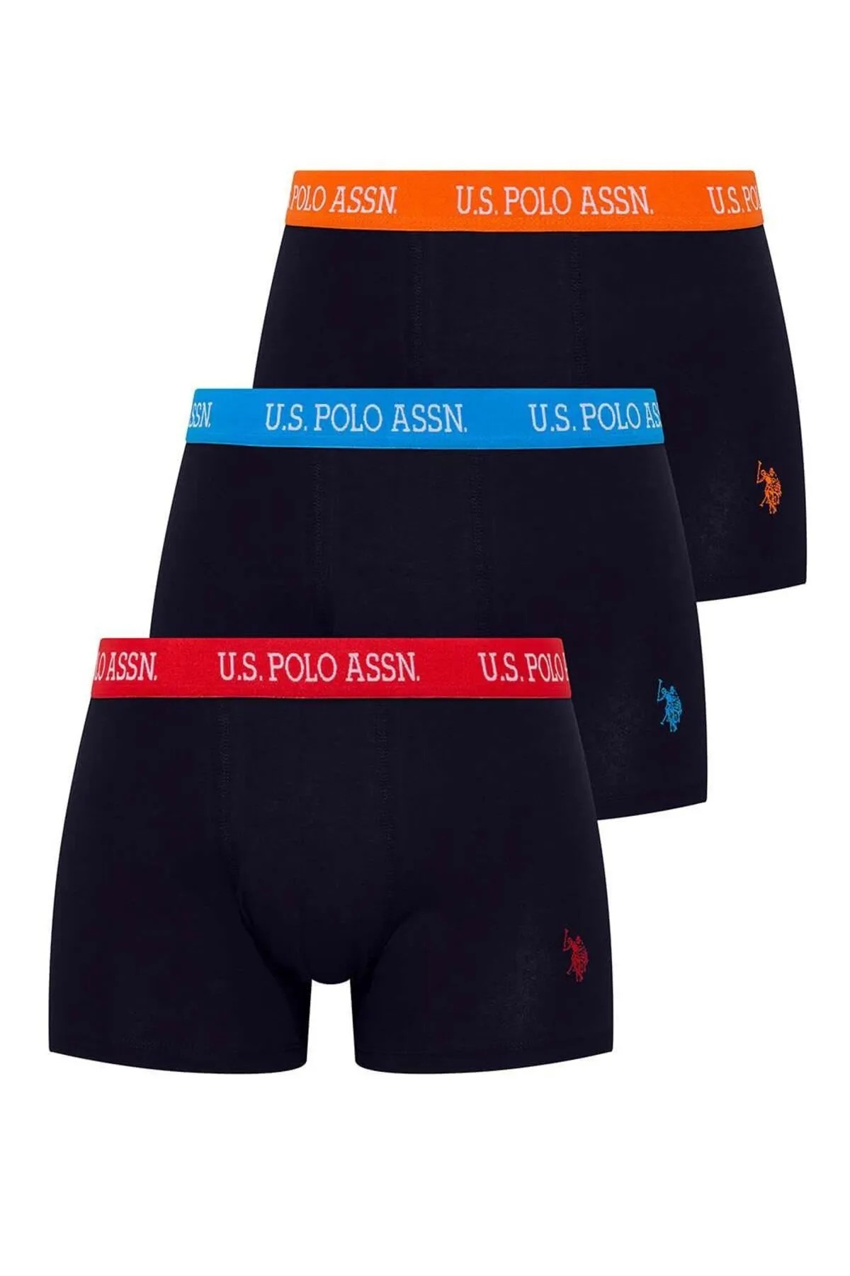U.S. Polo Assn. Erkek 3'lü Boxer Set