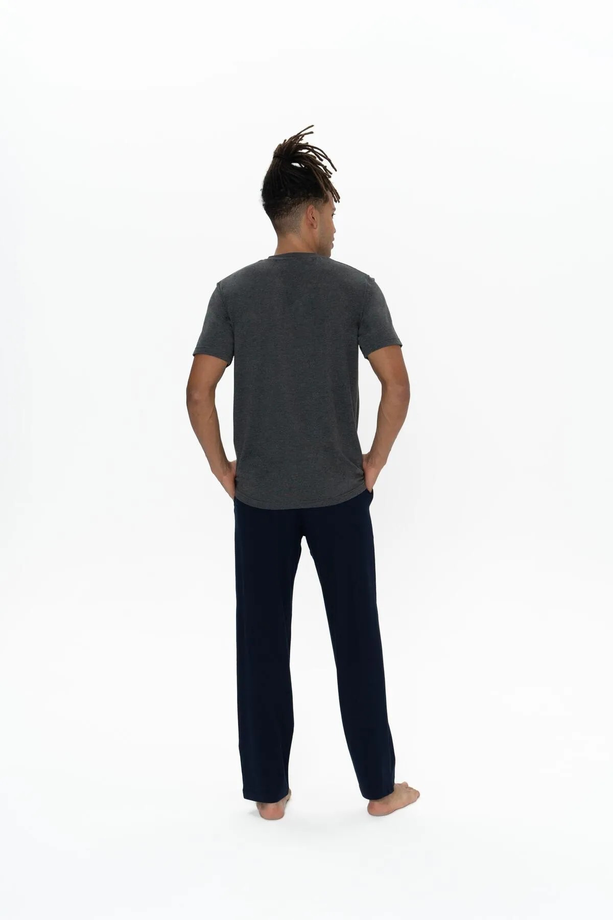 U.S. Polo Assn. Erkek Battal Boy Düğmeli Pijama Takım