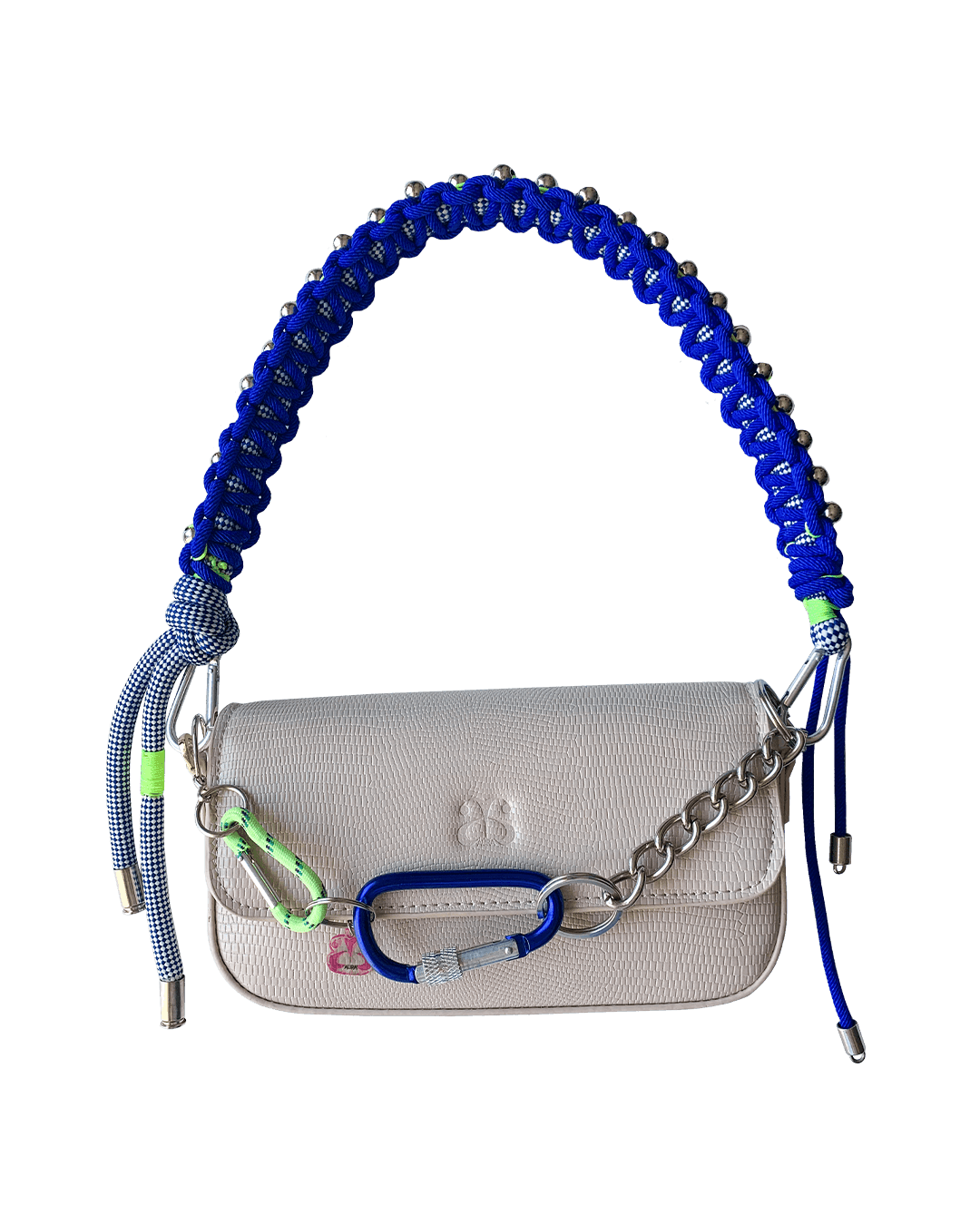 Indigo Shiny Shoulder Bag