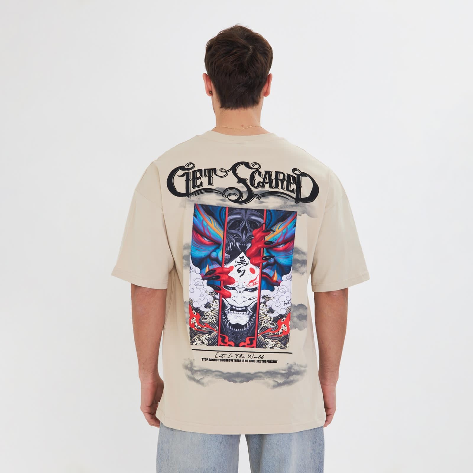 Get Scared Oversize Unisex T- Shirt