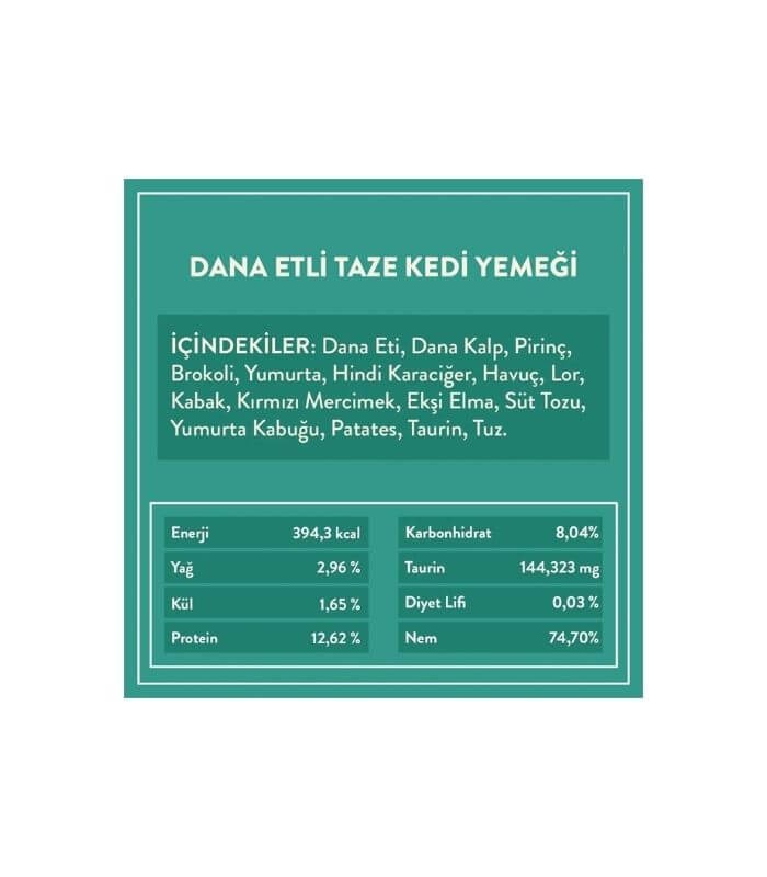 Kito Fresh Dana Etli Kedi Yemeği 85gr