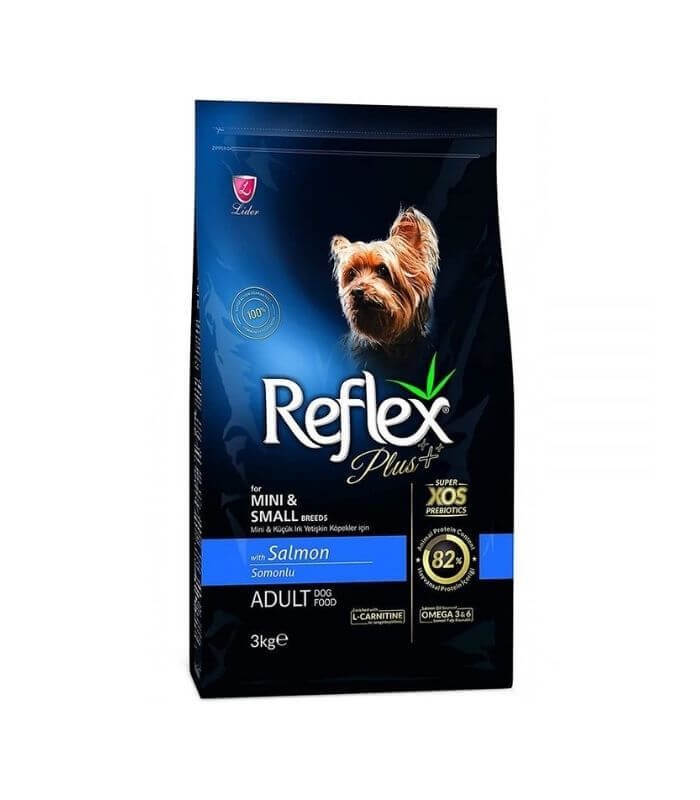 Reflex Plus Mini ve Küçük Irk Somonlu Yetişkin Köpek Maması 3kg