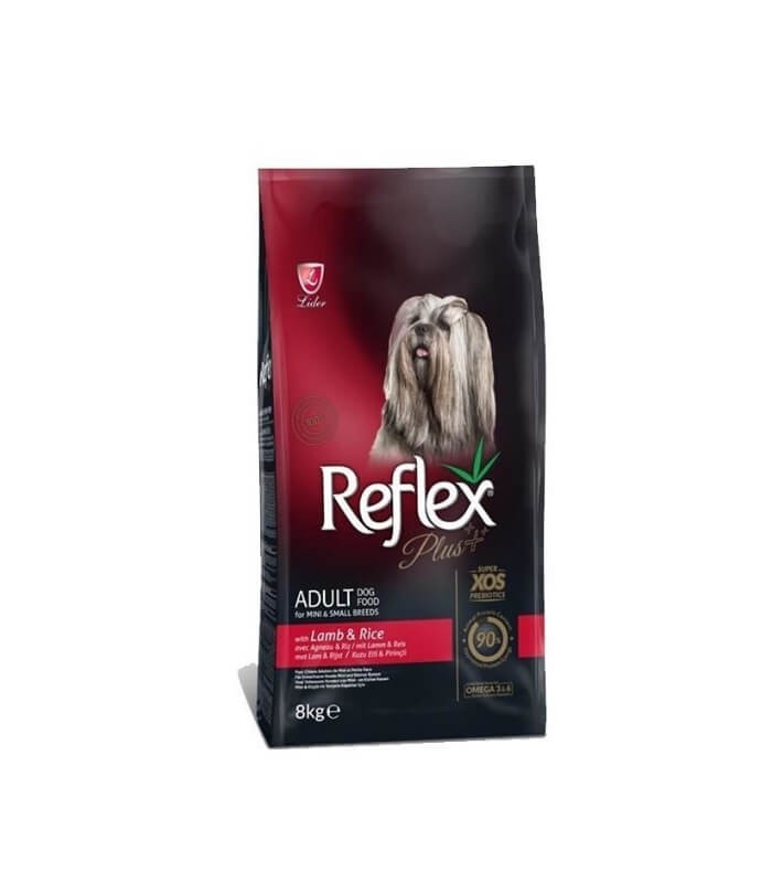 Reflex Plus Mini Küçük Irk Kuzu Etli Yetişkin Köpek Maması 8kg