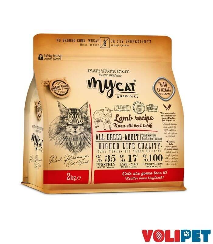 Mycat Low Grain Kuzulu Yetişkin Kedi Maması 2 kg