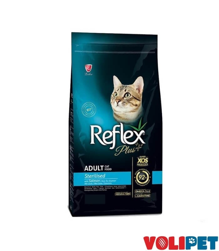Reflex Plus Somonlu Kısırlaştırılmış Kedi Maması 1,5kg