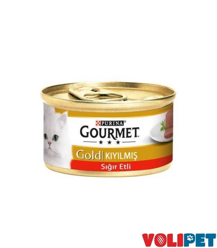 Gourmet Gold Kıyılmış Sığır Etli Kedi Konservesi 85g