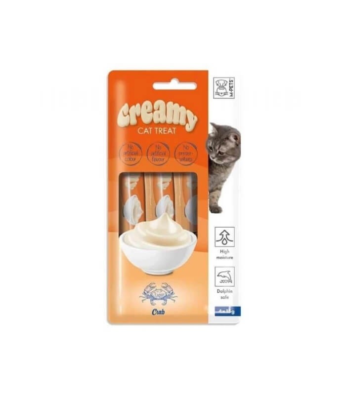 M-Pets Creamy Yengeçli Kedi Ödülü 15Gr (4 Adet)