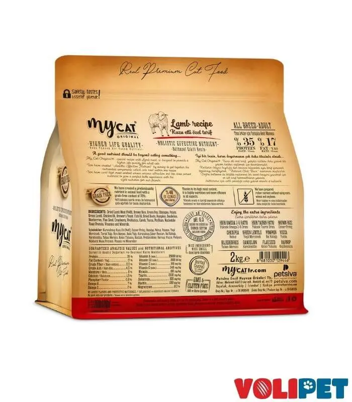 Mycat Low Grain Kuzulu Yetişkin Kedi Maması 2 kg
