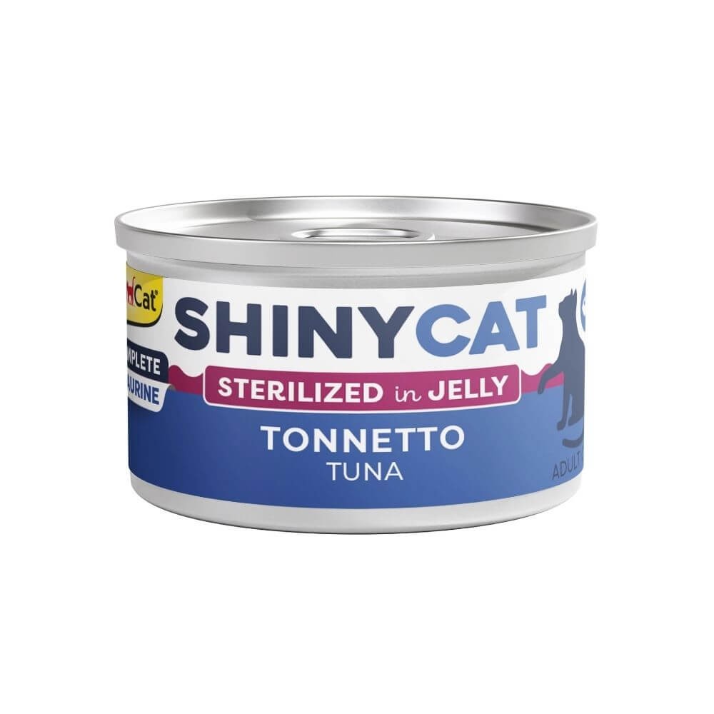 GimCat Shinycat Jöle İçinde Ton Balıklı Kısırlaştırılmış Kedi Konservesi 70g