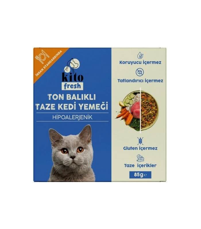 Kito Fresh Ton Balıklı Kedi Yemeği 85gr