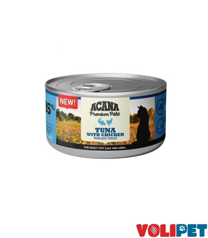 Acana Premium Pate (Ezme) Tuna Balıklı ve Tavuklu Kedi Konservesi 85gr