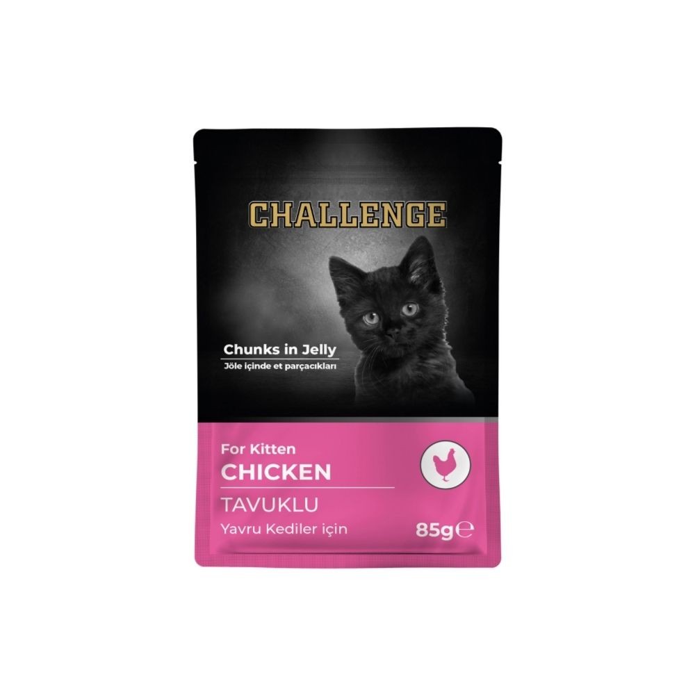 Challenge Tavuklu Yavru Kedi Pouch 85gr