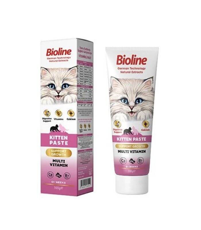 Bioline Kitten Paste Yavru Kedi Multivitamin Macunu 100gr