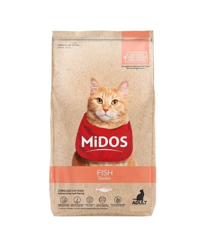 Midos Somonlu Kısırlaştırılmış Kedi Maması 15kg