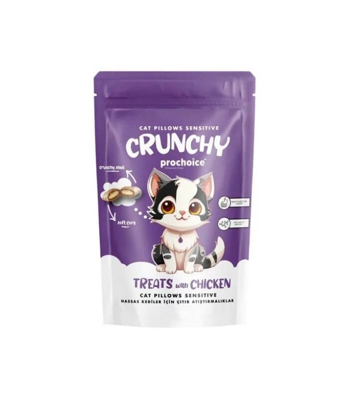 ProChoice Crunchy Sensitive Hassas Kediler İçin Tavuklu Kedi Ödül Maması 60gr