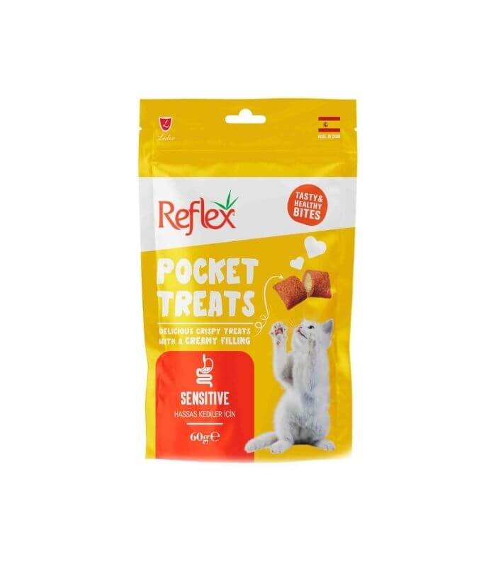  Reflex Pocket Treats Sensitive Kedi Ödül Maması 60gr