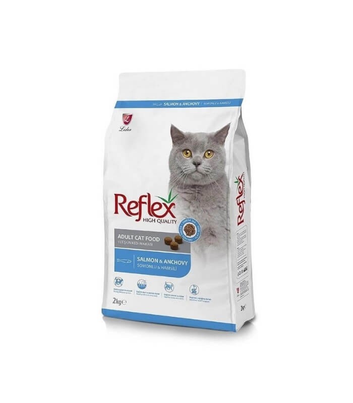 Reflex Somonlu ve Hamsili Yetişkin Kedi Maması 2kg