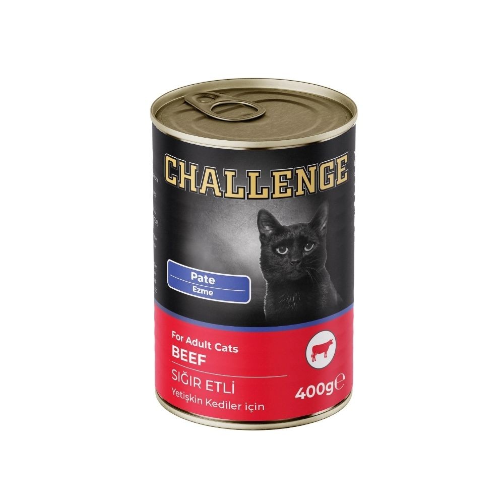 Challenge Pate Sığır Etli Yetişkin Kedi Konservesi 400gr