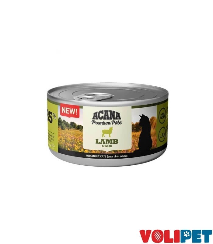 Acana Premium Pate (Ezme) Kuzu Etli Kedi Konservesi 85gr