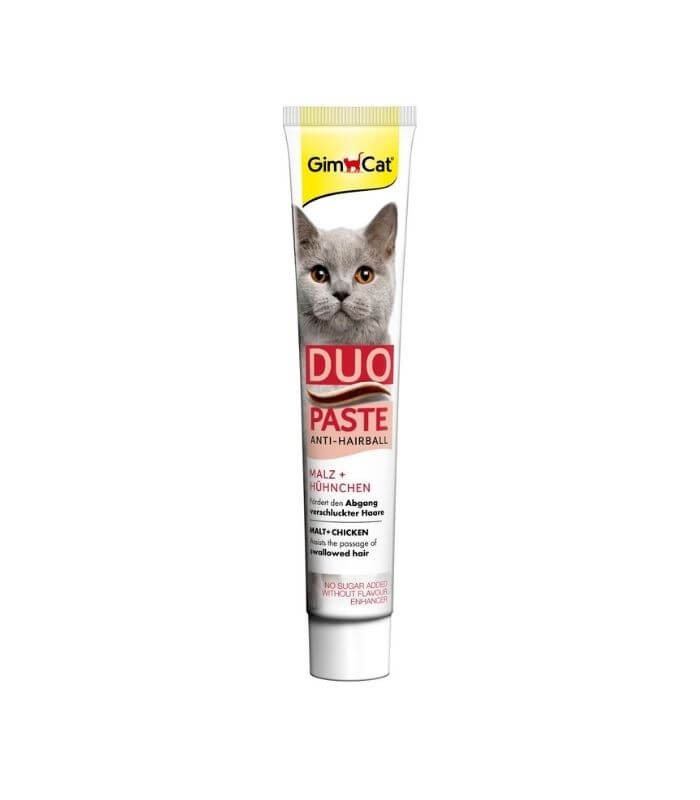 GimCat Duo Anti-Hairball Tüy Sağlığı için Tavuklu Kedi Macunu 50gr