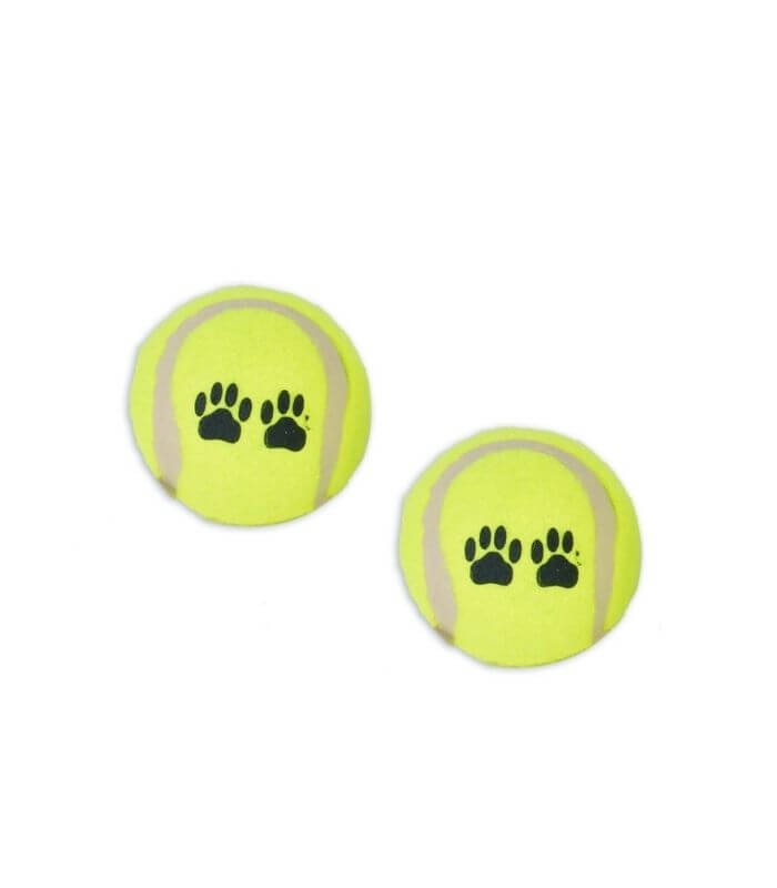 Dmr Desenli İkili Köpek Eğitim Tenis Topu