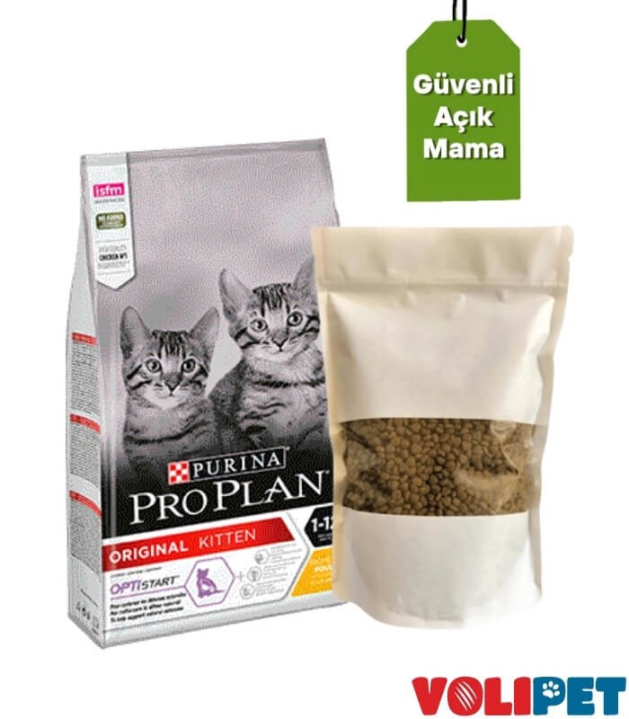 Pro Plan Kitten Tavuklu ve Pirinçli Yavru Kedi Maması 1kg (Açık Mama)